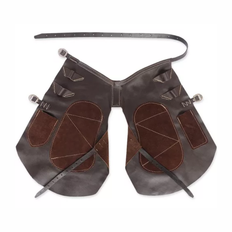 Calça para Ferrador em Couro Legítimo com Reforço de Camurça
