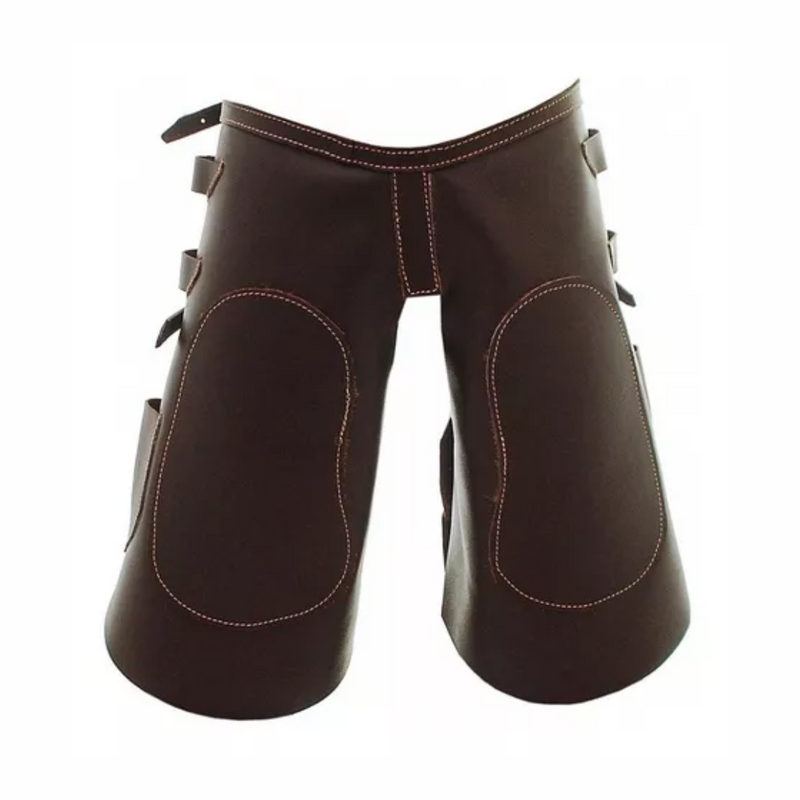 Calça para Ferrador em Couro Legítimo com Reforço de Camurça