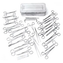 Caixa de Cirurgia Completa c/ 32 itens p/ Peq. Animais