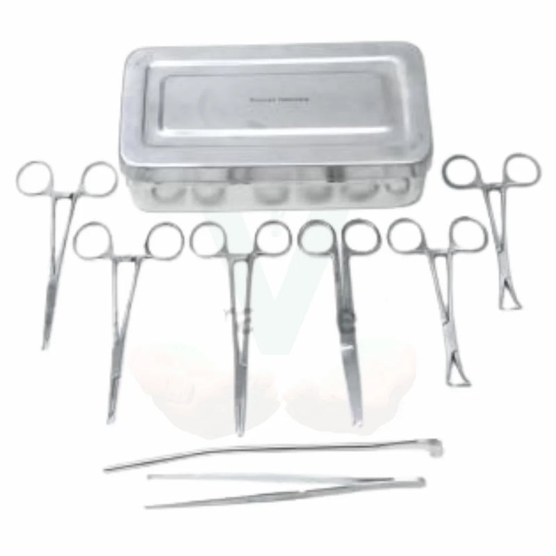 Kit cirúrgico simples p/ castração - 9 Itens
